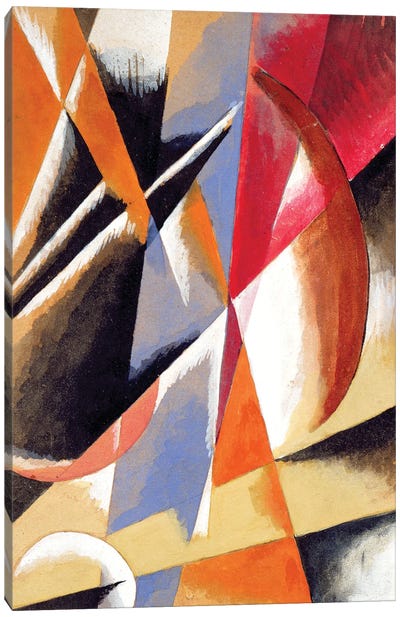 Composition, c.1920 Canvas Art Print - Lyubov Popova
