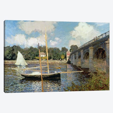 The Seine at Argenteuil  Canvas Print #BMN742} by Claude Monet Art Print