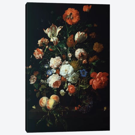 Bouquet Of Flowers Canvas Print #BMN7446} by Rachel Ruysch Art Print
