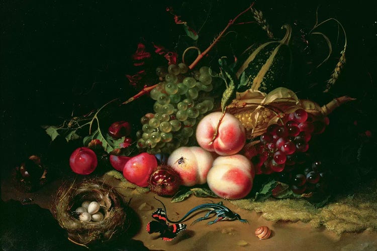 Still Life With Fruit by Rachel Ruysch wall art
