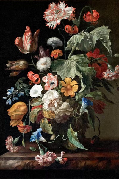 Rachel Ruysch: Still-Life With Flowers, c.1700 by Rachel Ruysch