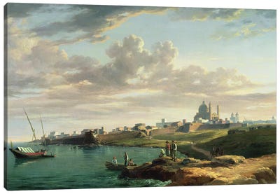 A View of Montevideo Canvas Art Print