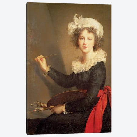 Self Portrait, 1790 Canvas Print #BMN7470} by Elisabeth Louise Vigee Le Brun Canvas Print