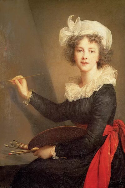 Neoclassicism: Self Portrait, 1790 by Elisabeth Louise Vigee Le Brun