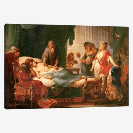 Antiochus And Stratonice Canvas Print #BMN7482} by Angelica Kauffmann Canvas Artwork