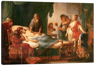Antiochus And Stratonice Canvas Art Print