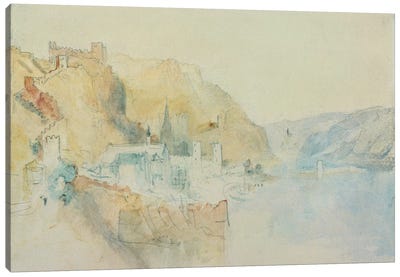 On The Rhine  Canvas Art Print