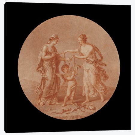 Juno, Venus And Cupid, 1777 Canvas Print #BMN7497} by Angelica Kauffmann Canvas Art