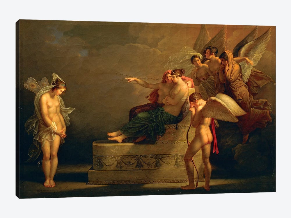 Legend Of Cupid And Psyche by Angelica Kauffmann 1-piece Canvas Print
