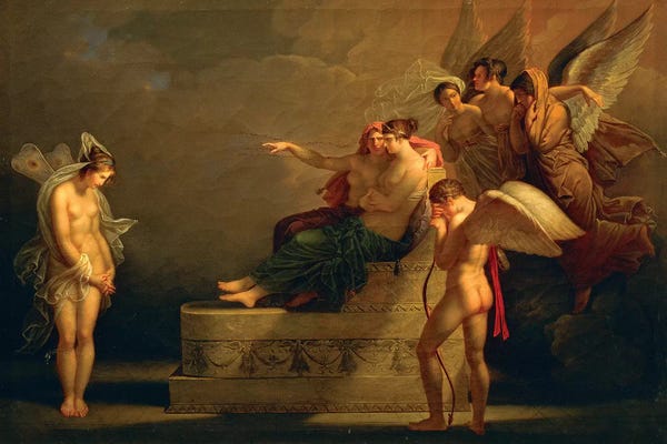 Neoclassicism: Legend Of Cupid And Psyche by Angelica Kauffmann