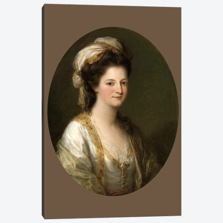Portrait Of A Woman, c.1770 Canvas Print #BMN7511} by Angelica Kauffmann Canvas Artwork