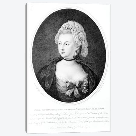 Portrait Of Chevalier d'Eon, 1788 Canvas Print #BMN7512} by Angelica Kauffmann Canvas Art