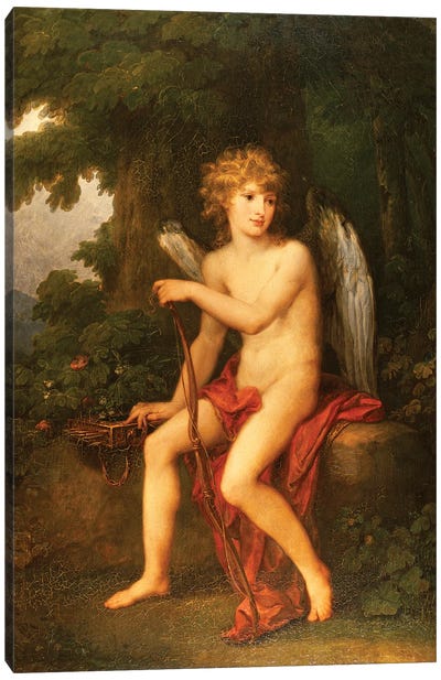 Portrait Of Prince Henryk Lubomirski As Cupid, 1786 Canvas Art Print