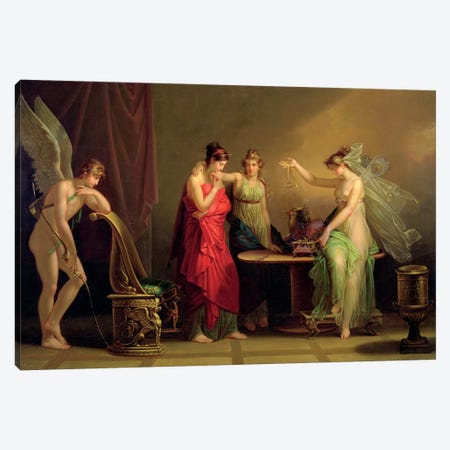 The Legend Of Cupid And Psyche Canvas Print #BMN7537} by Angelica Kauffmann Art Print