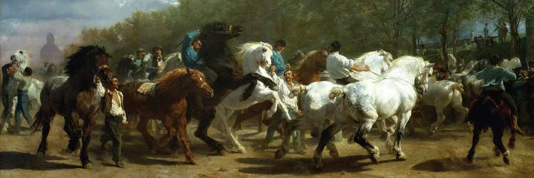 The Horse Fair, 1852-55 (Oil On Canvas)