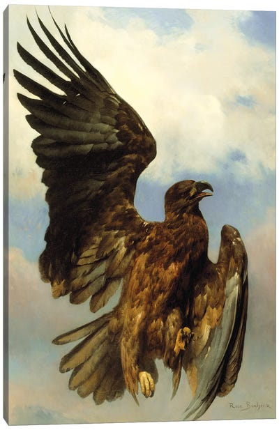 The Wounded Eagle, c.1870 Canvas Art Print - Rosa Bonheur