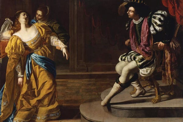 Baroque: Esther Before Ahasuerus, c.1630 by Artemisia Gentileschi