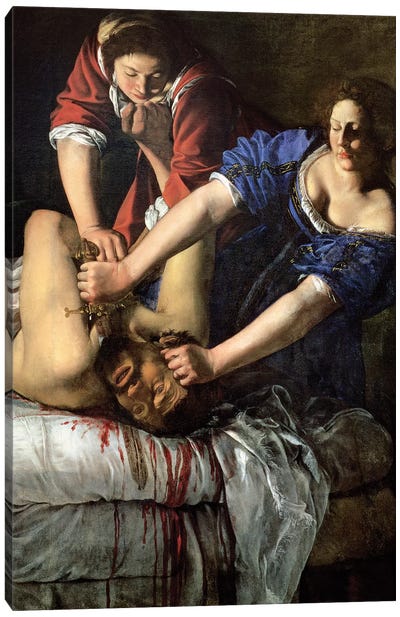 Judith Slaying Holofernes (Museo di Capodimonte) Canvas Art Print - Baroque Art