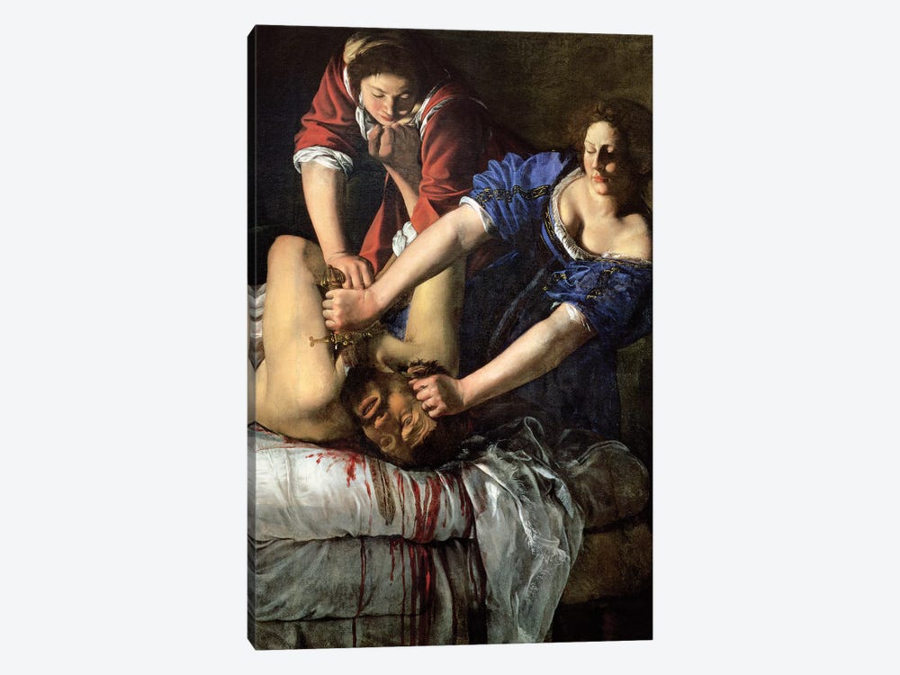 Judith Slaying Holofernes (Museo di Capodimonte) by Artemisia Gentileschi 1-piece Art Print