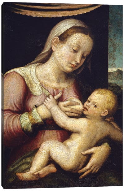 Madonna And Child Canvas Art Print