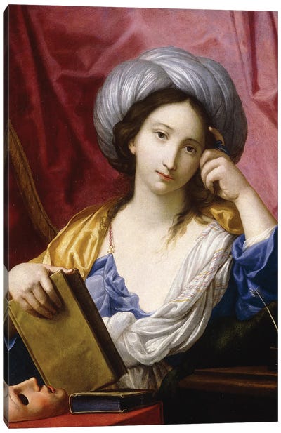 Melpomene, The Muse Of Tragedy Canvas Art Print