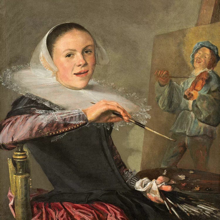 Self-Portrait, c.1630 by Judith Leyster wall art