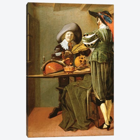 The Musicians Canvas Print #BMN7614} by Judith Leyster Canvas Artwork