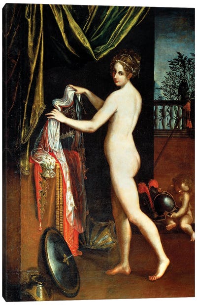 Minerva, 1613 Canvas Art Print - Lavinia Fontana