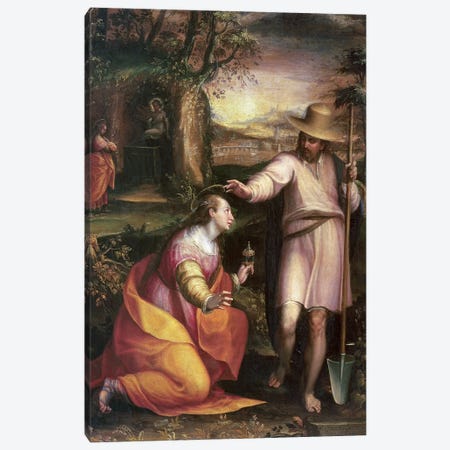 Noli me Tangere (Touch Me Not), 1581 Canvas Print #BMN7620} by Lavinia Fontana Canvas Wall Art