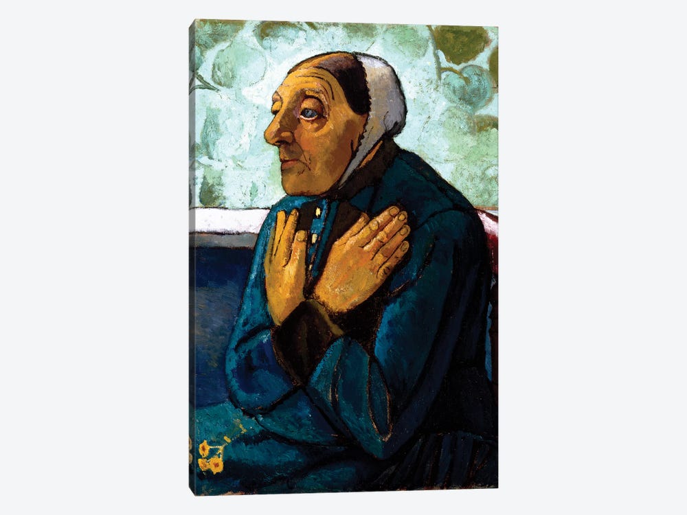 Old Peasant Woman, c.1905 by Paula Modersohn-Becker 1-piece Canvas Print