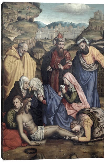 Lamentation, 1550 Canvas Art Print