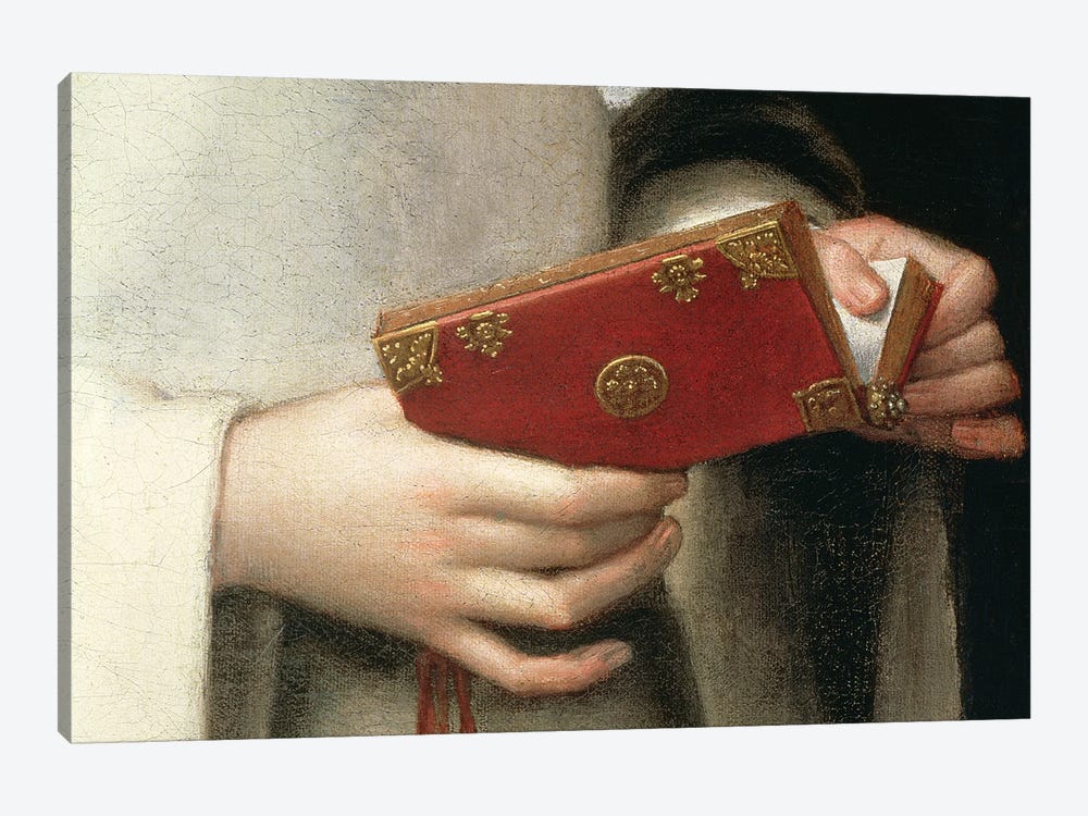 Detail Of The Prayer Book I, Portrait Of The Artist's Sister In The Garb Of A Nun by Sofonisba Anguissola 1-piece Canvas Artwork