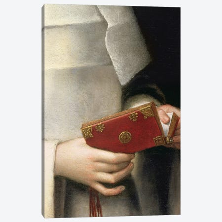 Detail Of The Prayer Book II, Portrait Of The Artist's Sister In The Garb Of A Nun Canvas Print #BMN7662} by Sofonisba Anguissola Canvas Art