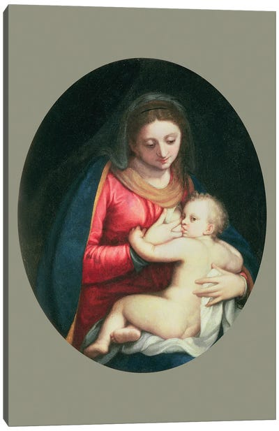 Madonna And Child, 1598 Canvas Art Print
