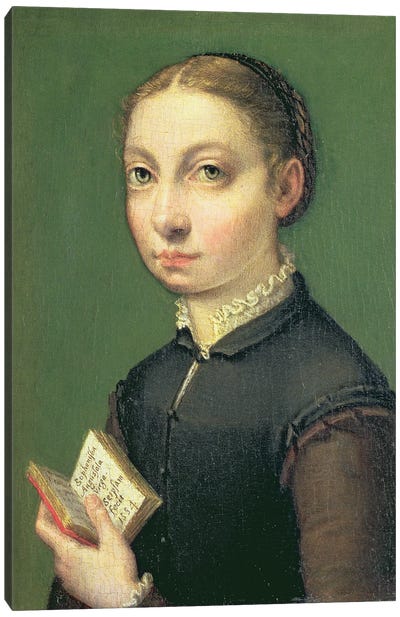 Self Portrait, 1554 Canvas Art Print
