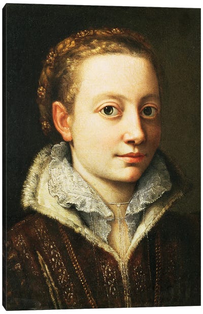 Self Portrait, 1560-61 Canvas Art Print