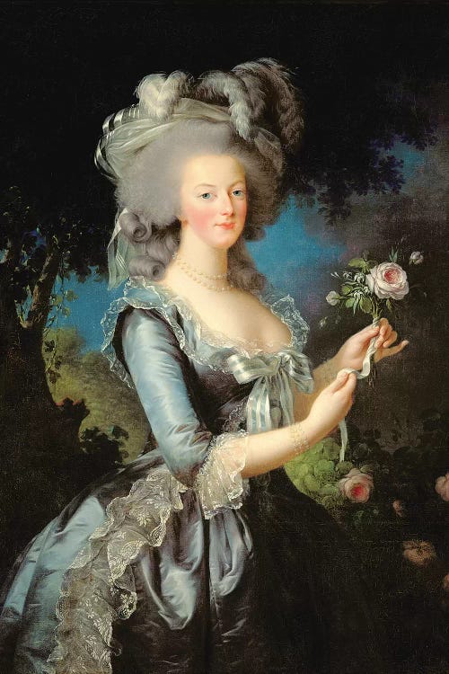 Marie Antoinette With A Rose, 1783