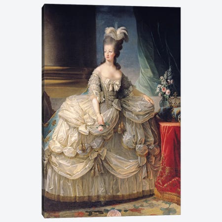 Marie Antoinette, Queen Of France, 1779 Canvas Print #BMN7692} by Elisabeth Louise Vigee Le Brun Canvas Art Print
