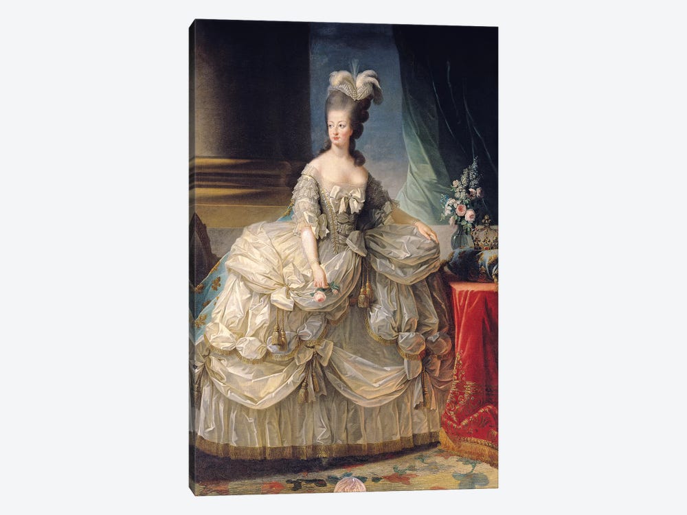 Marie Antoinette, Queen Of France, 1779 by Elisabeth Louise Vigee Le Brun 1-piece Canvas Artwork