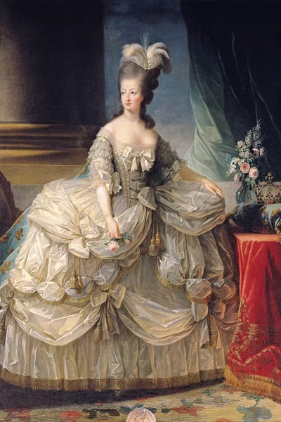 Neoclassicism: Marie Antoinette, Queen Of France, 1779 by Elisabeth Louise Vigee Le Brun