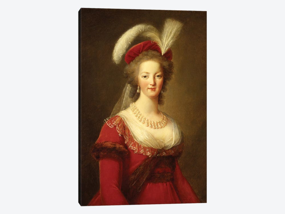Portrait Of Marie Antoinette, Queen Of France by Elisabeth Louise Vigee Le Brun 1-piece Art Print