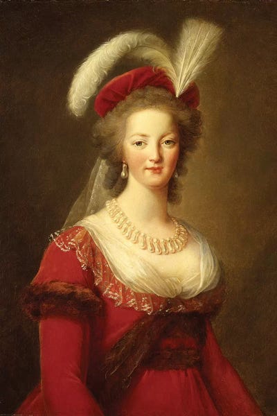 Neoclassicism: Portrait Of Marie Antoinette, Queen Of France by Elisabeth Louise Vigee Le Brun