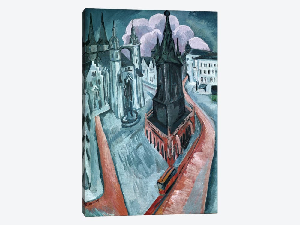The Red Tower in Halle, 1915  by Ernst Ludwig Kirchner 1-piece Art Print