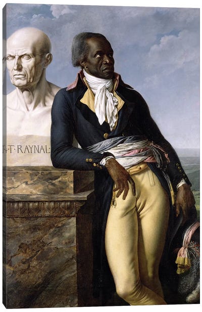Portrait Of Jean-Baptiste Belley Canvas Art Print - Caribbean Culture