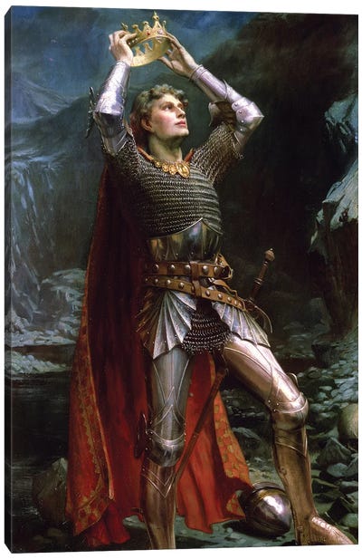 King Arthur, 1903 Canvas Art Print - Royalty