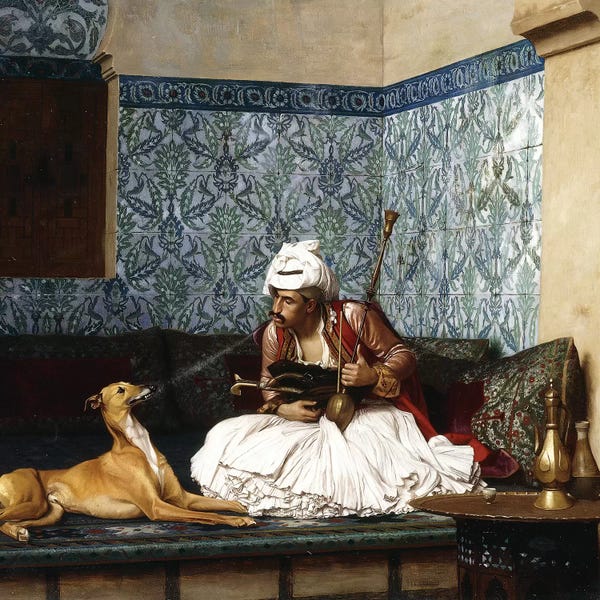Jean Leon Gerome: Just A Bit Of Fun by Jean Leon Gerome