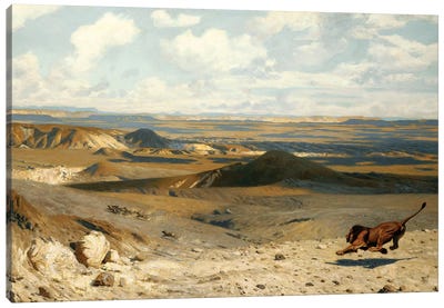 The Pursuit (Le Poursuite), 1889 Canvas Art Print