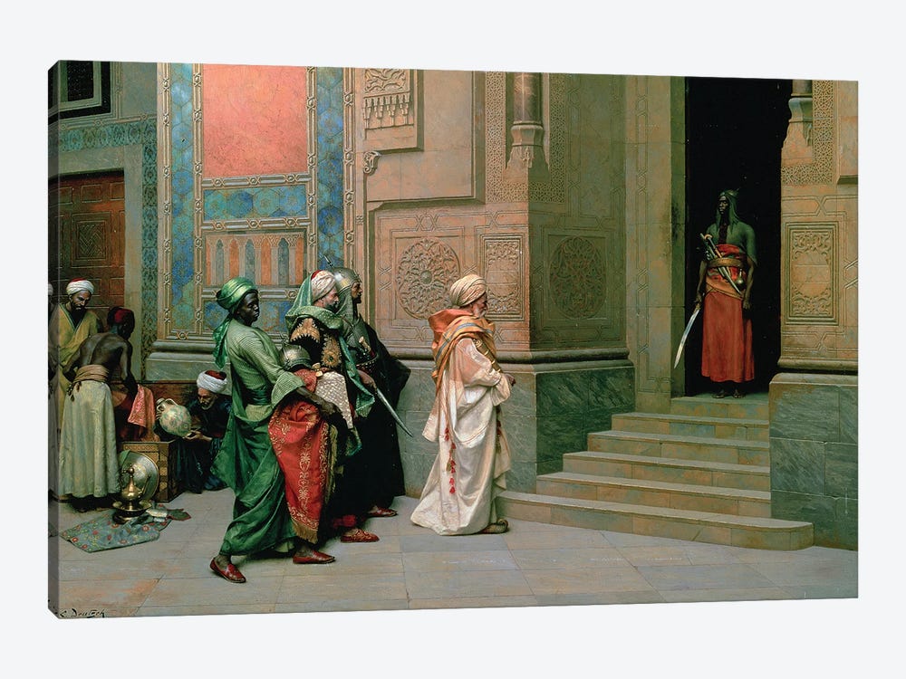Outside The Palace by Ludwig Deutsch 1-piece Canvas Art