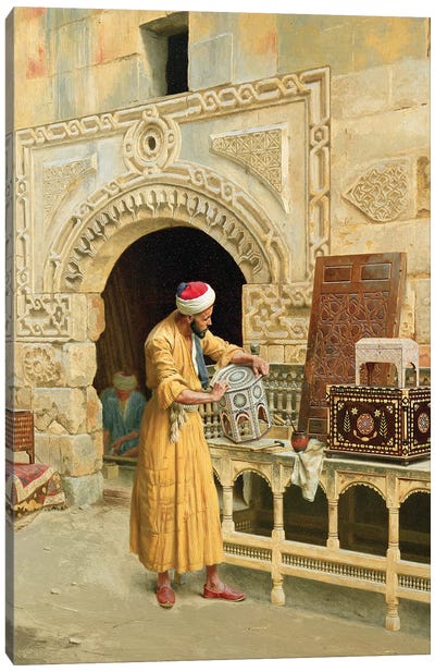 The Furniture Maker Canvas Art Print - Moroccan Culture