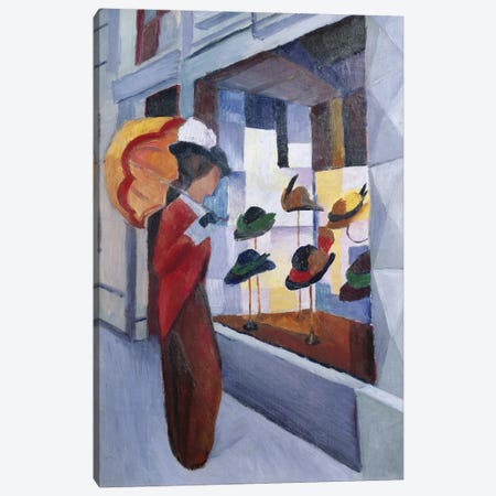 The Milliner's Shop, 1914 Canvas Print #BMN774} by August Macke Canvas Print